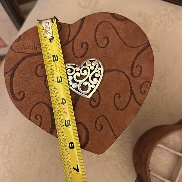 Like new Brighton suede 3-tier jewelry box in EUC, removable trays - Picture 15 of 16